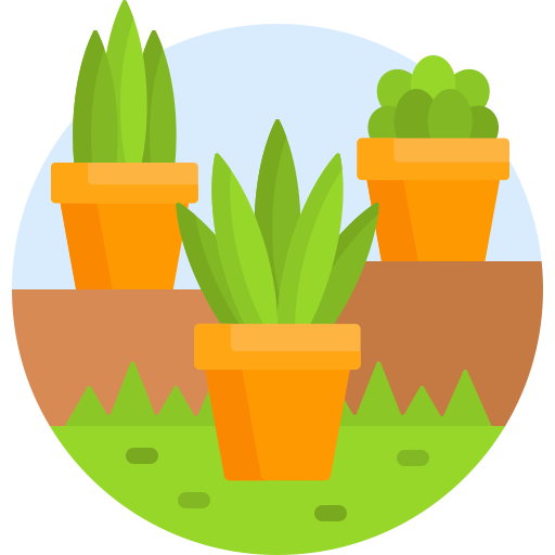 plantenpot Detailed Flat Circular Flat icoon