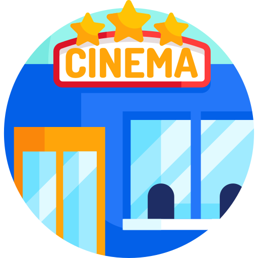 Cinema Detailed Flat Circular Flat icon