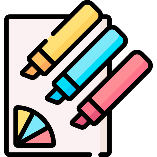 lápices de color Special Lineal color icono