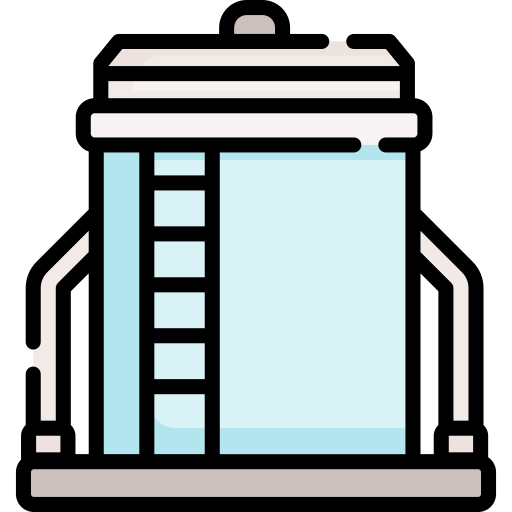 Water tank Special Lineal color icon