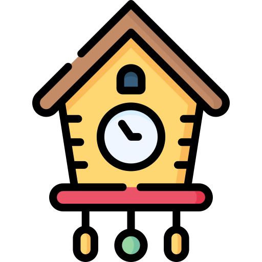 reloj cucú Special Lineal color icono