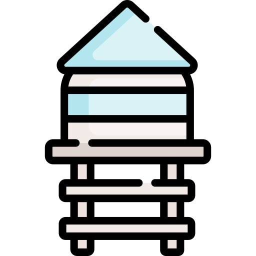 torre dell'acqua Special Lineal color icona