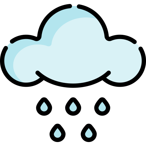 pioggia Special Lineal color icona