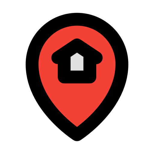 自宅の住所 Generic Outline Color icon