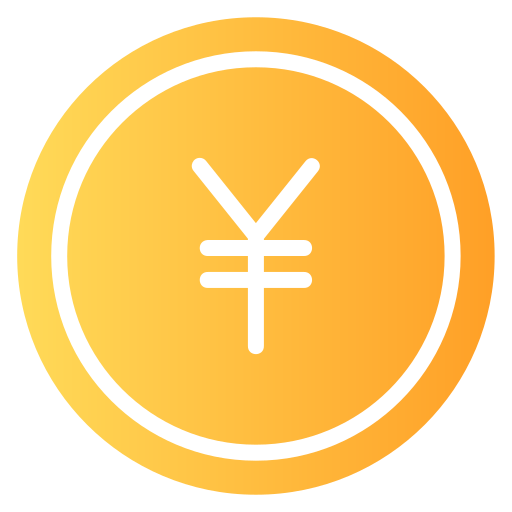Yen Generic Flat Gradient icon