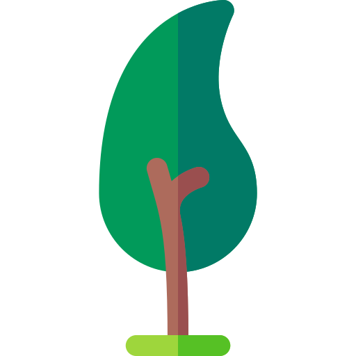Pitch pine Basic Rounded Flat icon