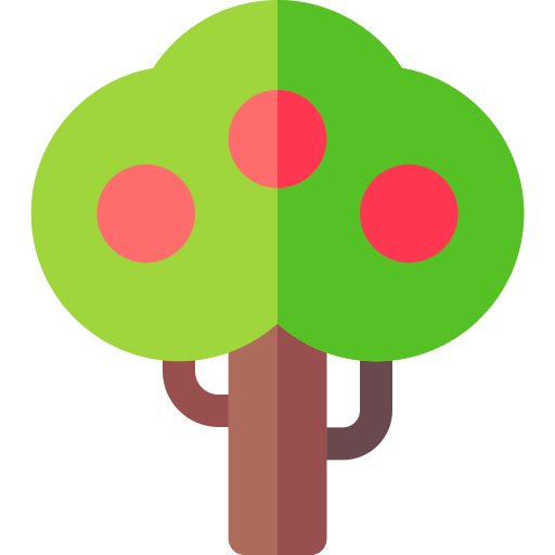 Apple tree Basic Rounded Flat icon