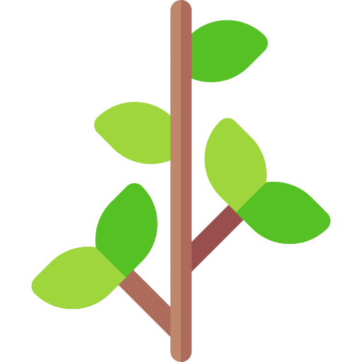 ramo d'albero Basic Rounded Flat icona