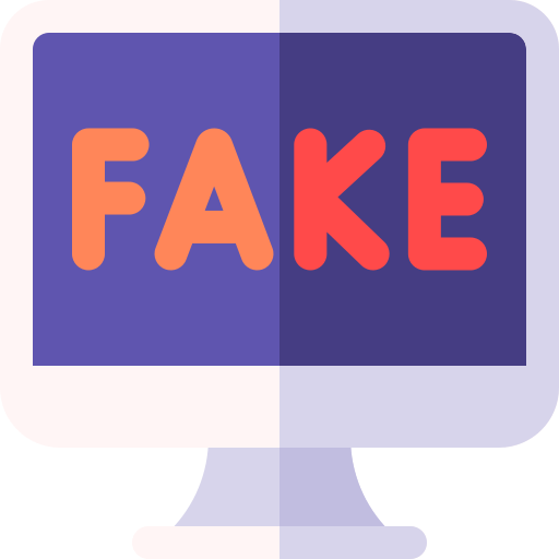 noticias falsas Basic Rounded Flat icono