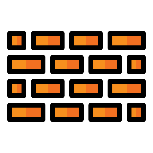 Brick wall Generic Outline Color icon