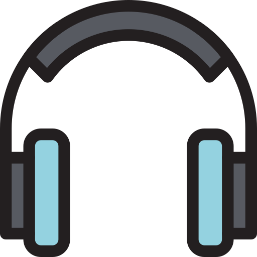 Headphones Generic Outline Color icon