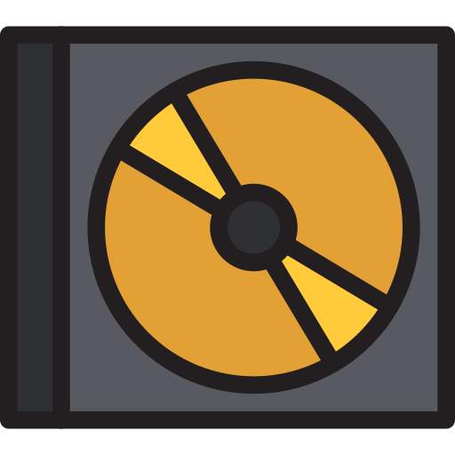 Compact disc Generic Outline Color icon