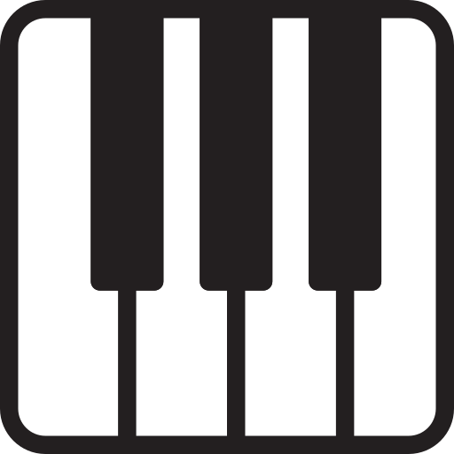 Клавиатура фортепиано Generic Outline Color иконка