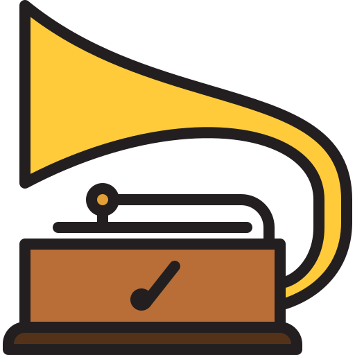 Record player Generic Outline Color icon