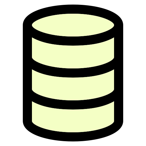 base de données Generic Outline Color Icône