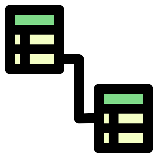 baza danych Generic Outline Color ikona