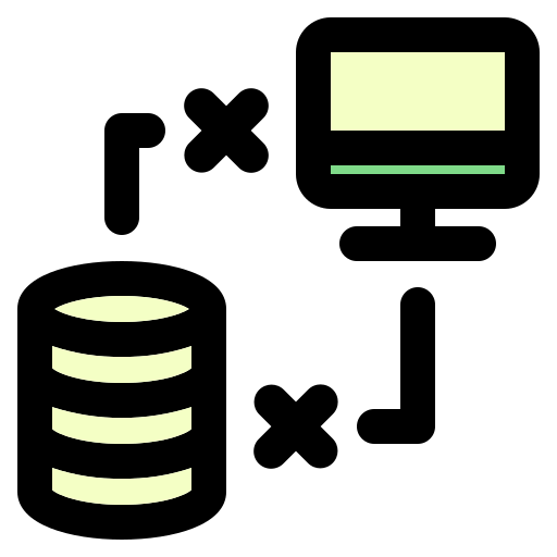 datenbank Generic Outline Color icon