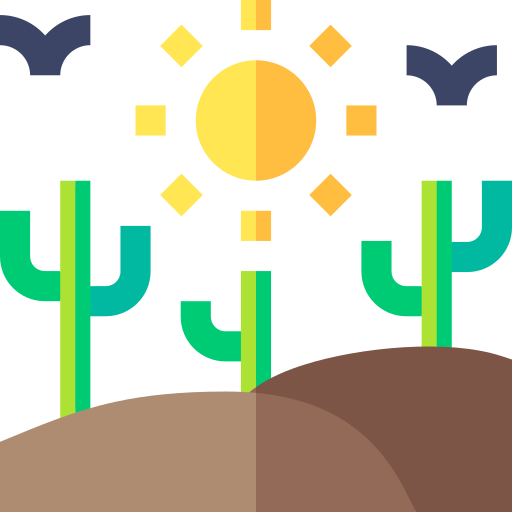 pustynia Basic Straight Flat ikona