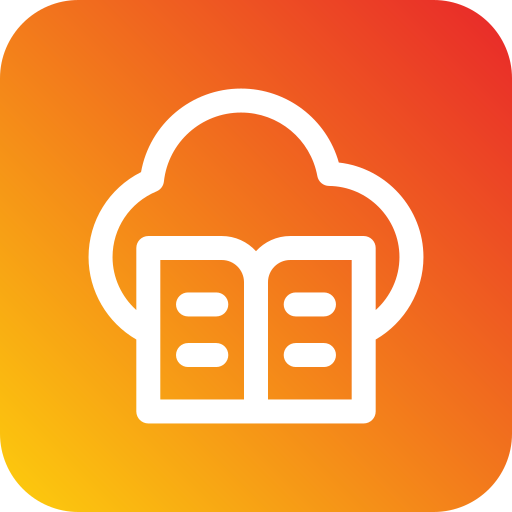 digitale bibliothek Generic Flat Gradient icon