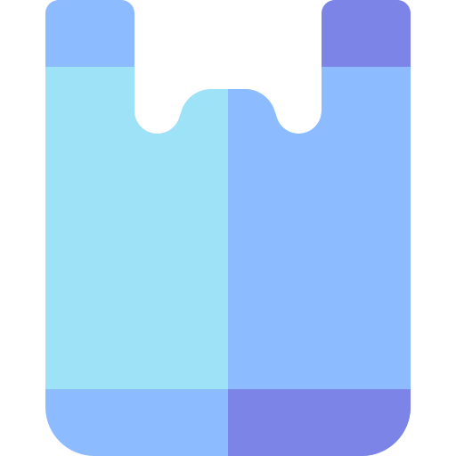 plastiktüte Basic Rounded Flat icon