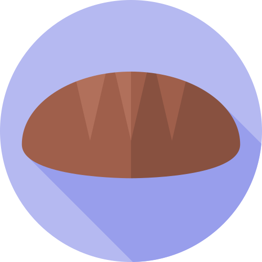 pan Flat Circular Flat icono