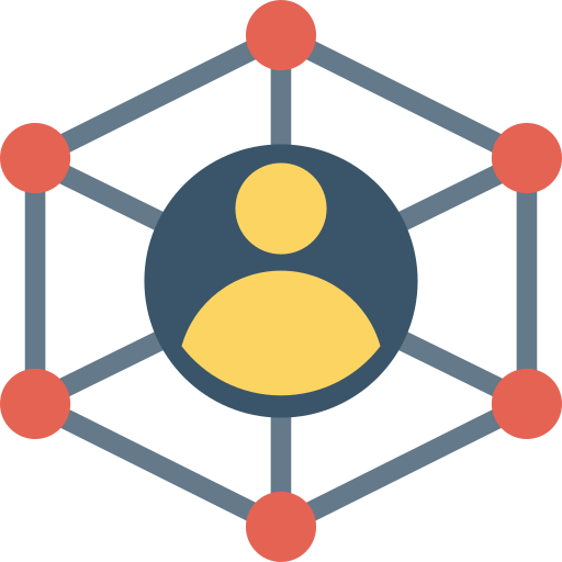 Network Dinosoft Flat icon
