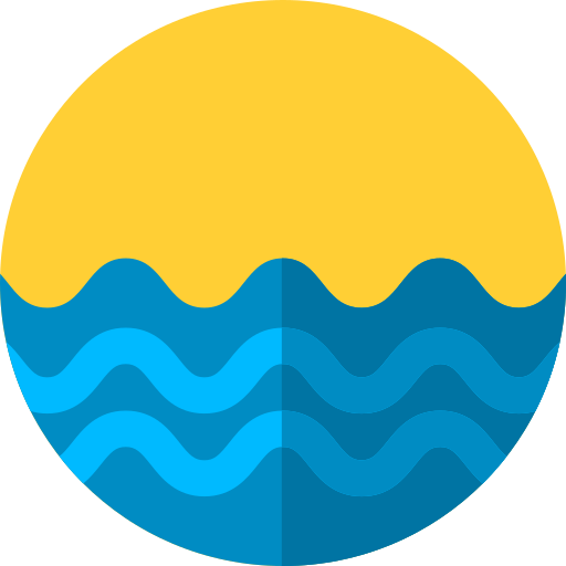 대양 Flat Circular Flat icon