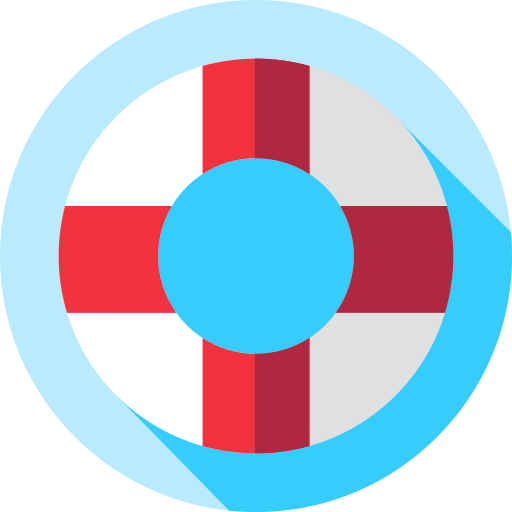 rettungsring Flat Circular Flat icon