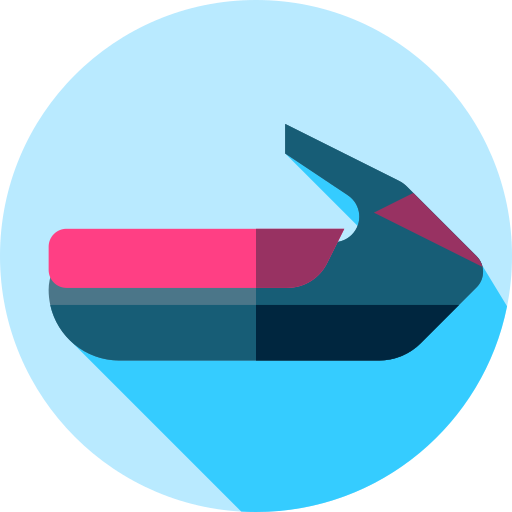 skuter wodny Flat Circular Flat ikona