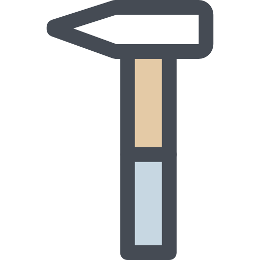 hammer Sergei Kokota Lineal Color icon