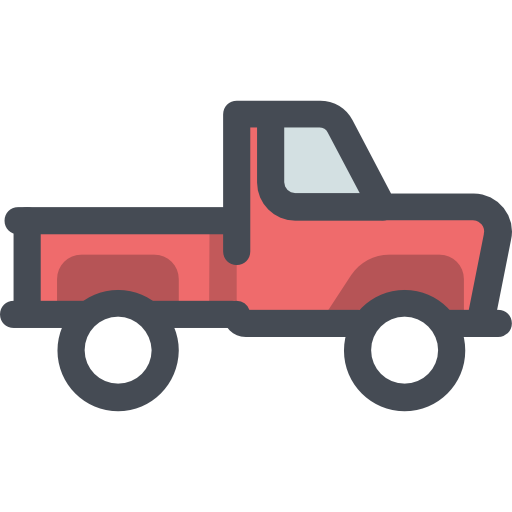 pick-up vrachtwagen Sergei Kokota Lineal Color icoon