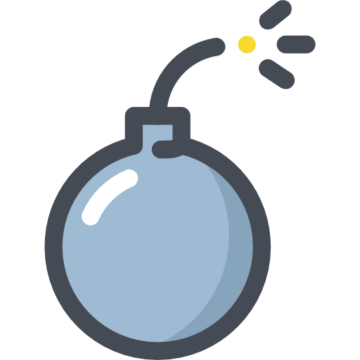 폭탄 Sergei Kokota Lineal Color icon
