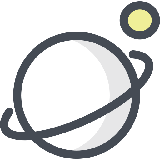 planeta Sergei Kokota Lineal Color ikona