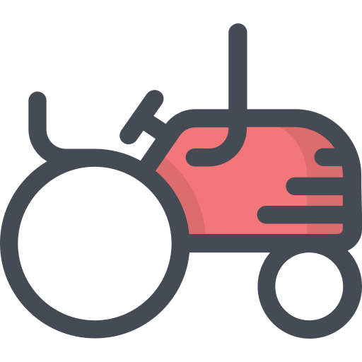 Tractor Sergei Kokota Lineal Color icon