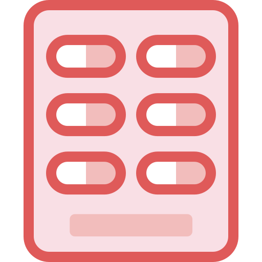 paquete de medicamentos Detailed color Lineal color icono