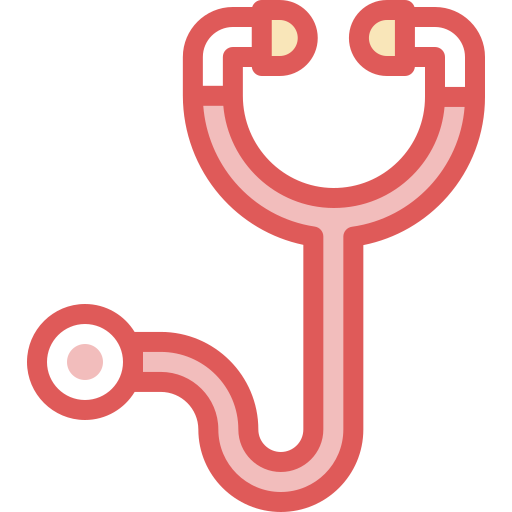 Stethoscope Detailed color Lineal color icon
