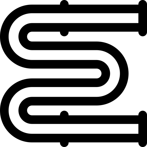 toalheiro Basic Rounded Lineal Ícone