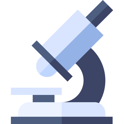 顕微鏡 Basic Straight Flat icon