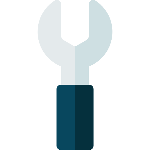 Гаечный ключ Basic Rounded Flat иконка