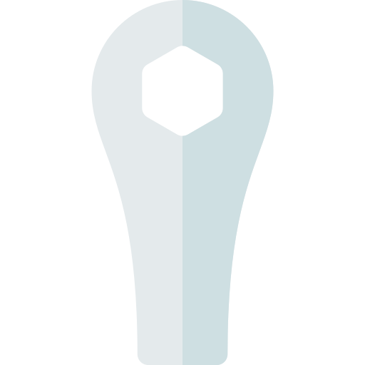 렌치 Basic Rounded Flat icon