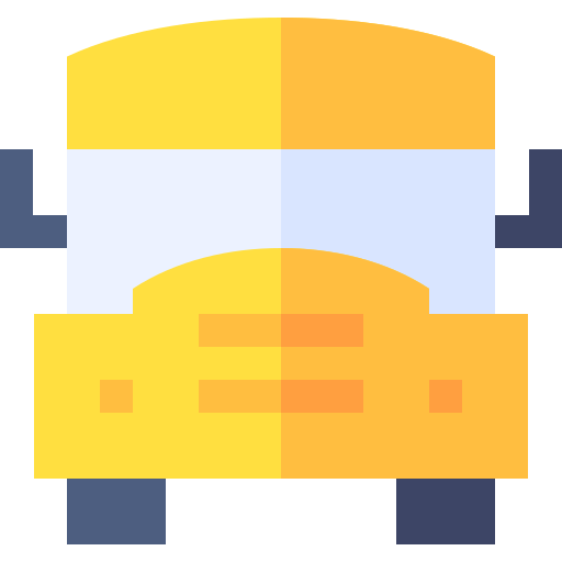 버스 Basic Straight Flat icon