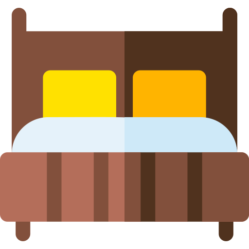 doppelbett Basic Rounded Flat icon