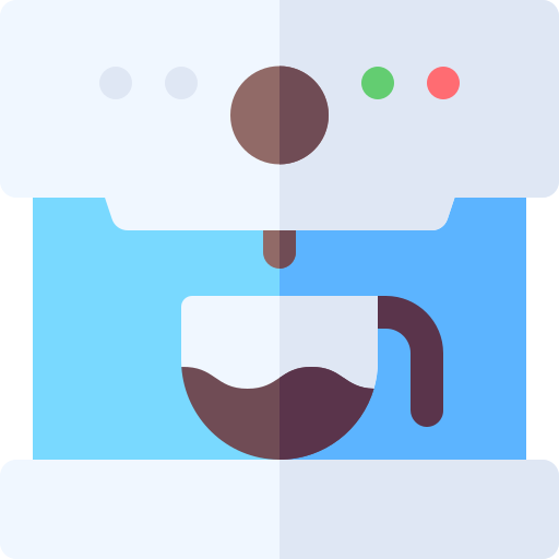 Coffee maker Basic Rounded Flat icon