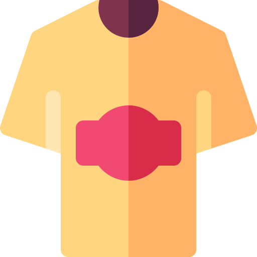 Tshirt Basic Rounded Flat icon