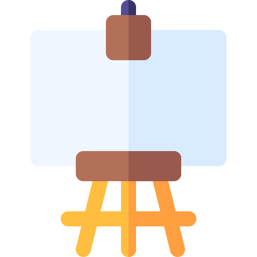 Easel Basic Rounded Flat icon