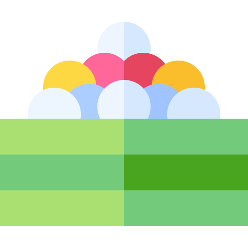 piscina de bolas Basic Straight Flat icono