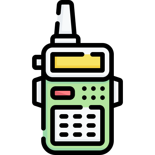 walkie Special Lineal color icono