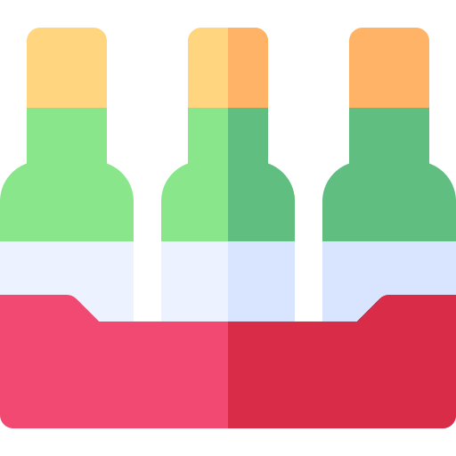 bottiglie Basic Rounded Flat icona