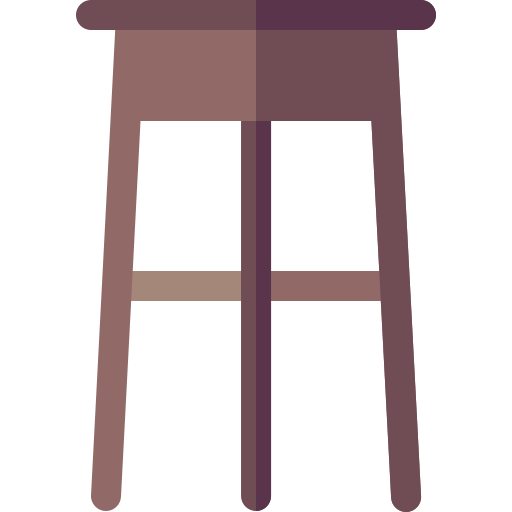 stołek Basic Rounded Flat ikona