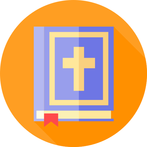 biblia Flat Circular Flat icono